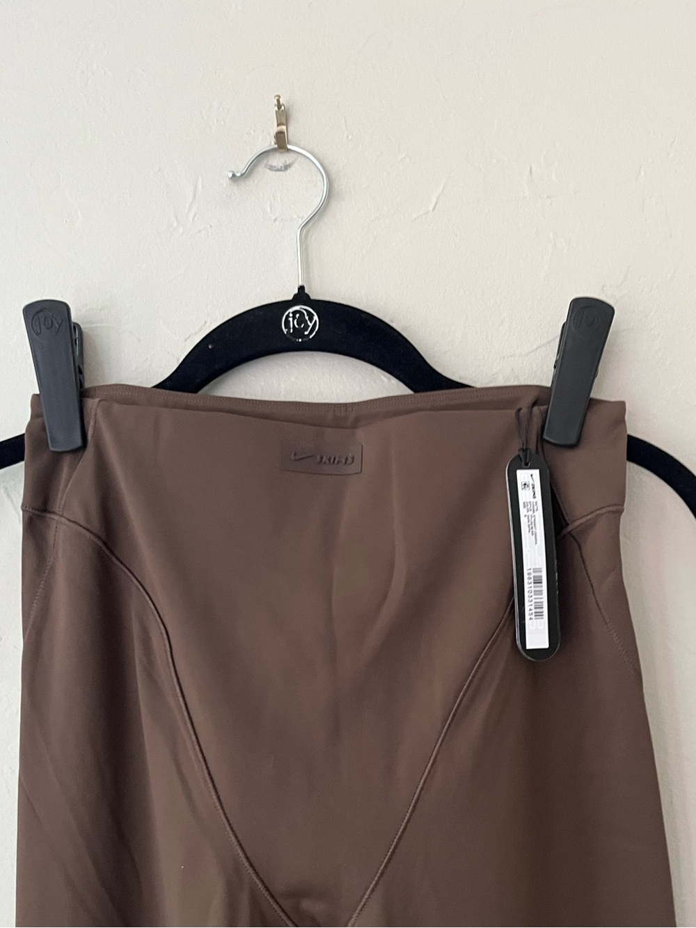 NIKE SKIMS V PANEL STRAIGHT LEGGINGS DARK SEPIA M - Picture 9 of 9